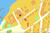 Kart av Breivika med pil på Bodø Golfsenter