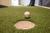 Bilde av golfball foran hull